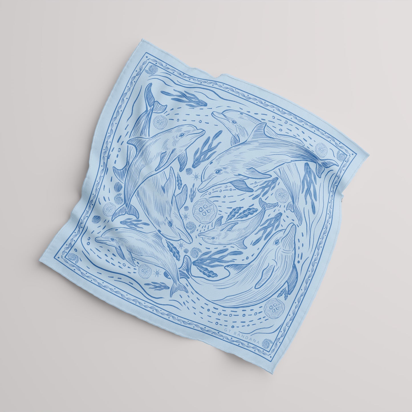 Dolphin Print Bandana