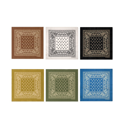 Paisley Assorted Bandana Set (6-Pack)