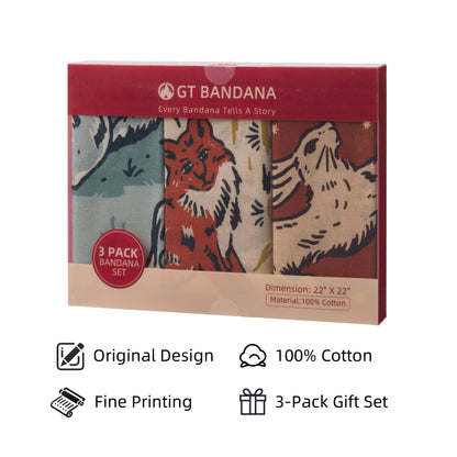 Forest Assorted Bandana Set (3-Pack)