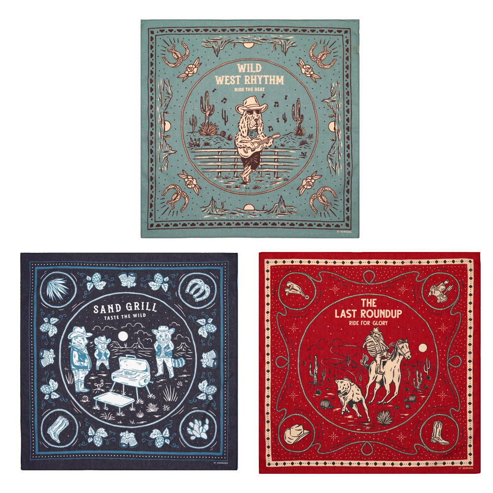 Animal Assorted Bandana Set (3-Pack)