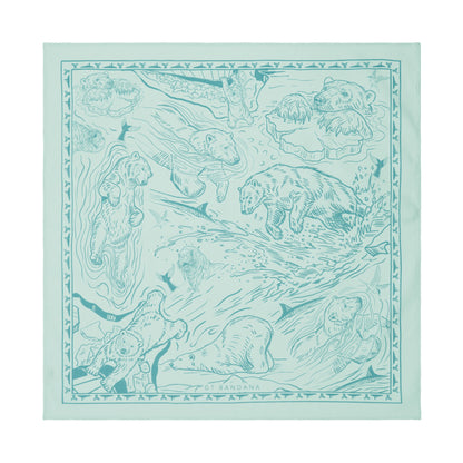 Arctic Bear Print Bandana