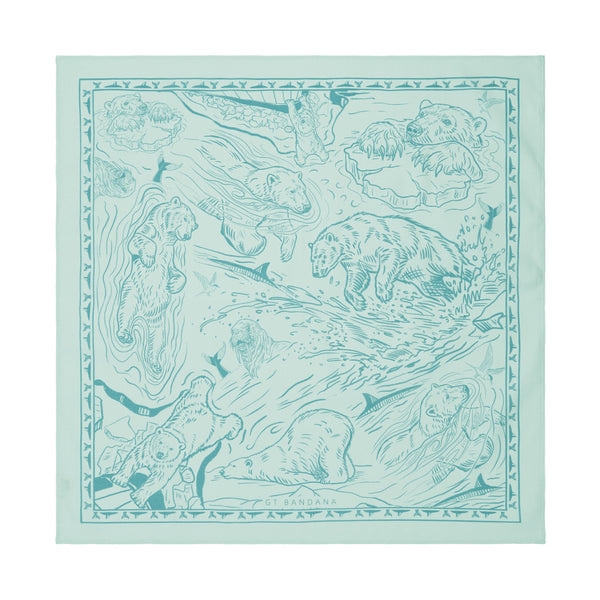 Arctic Bear Print Bandana