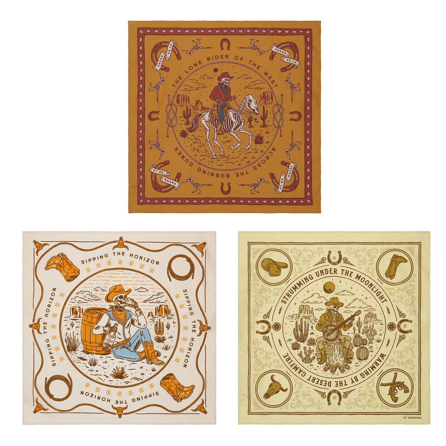 The Wilderness of Bones Bandanas
