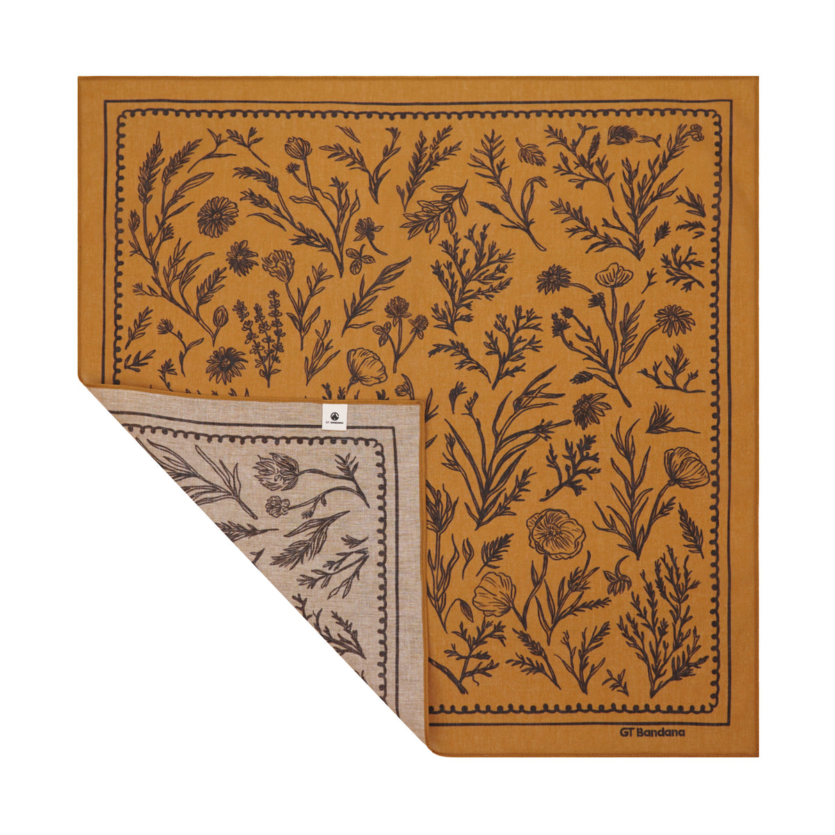 Autumn Flowers Bandana