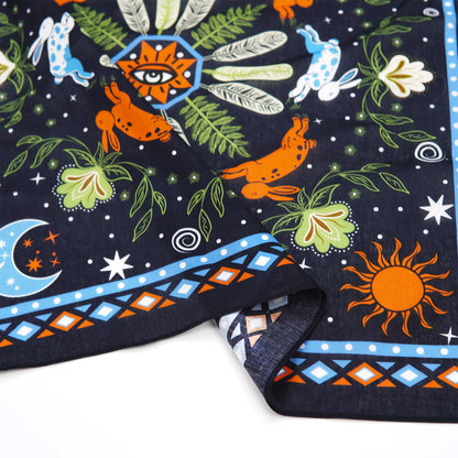 Forest Rabbit Bandana