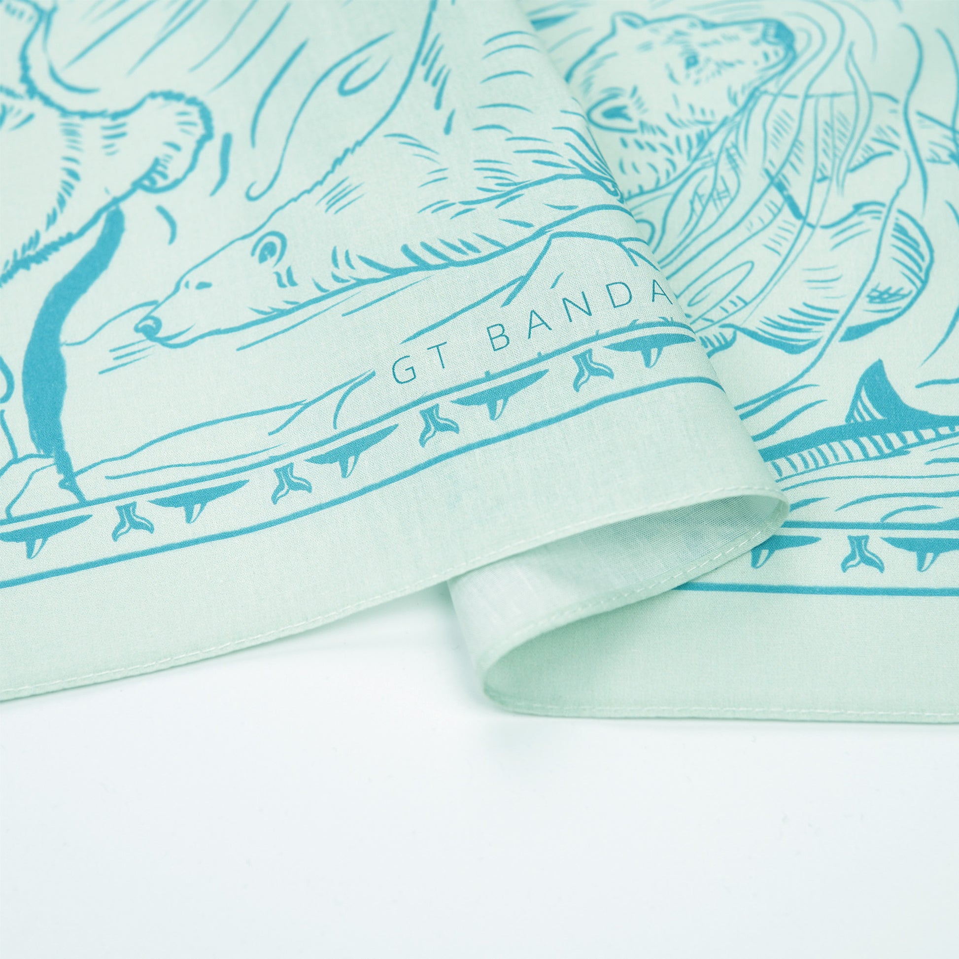 Arctic Bear Print Bandana
