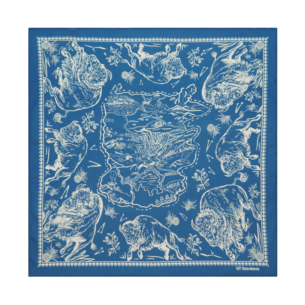 Animal Bison Bandana