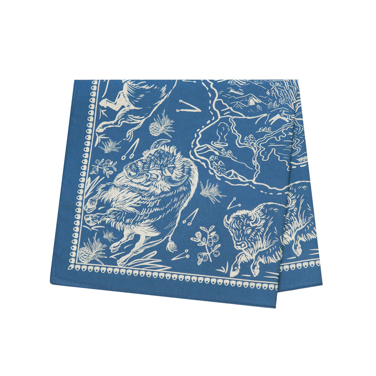 Animal Bison Bandana