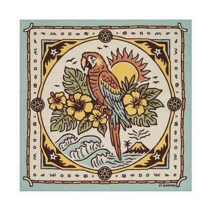 Tropical parrot Bandana