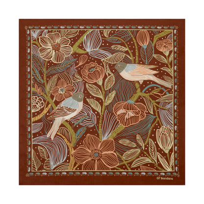 Flowers and Birds Bandana