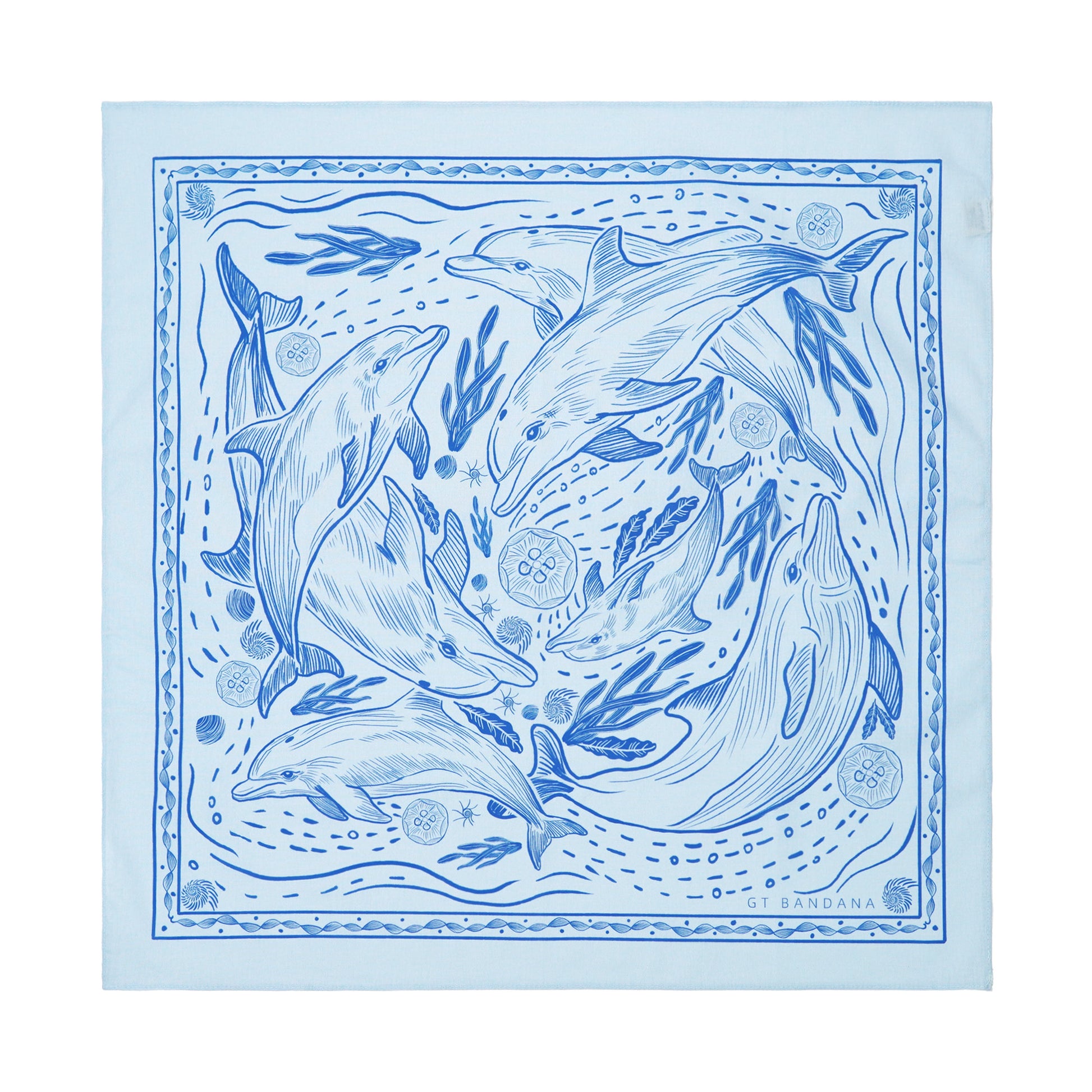 Dolphin Print Bandana