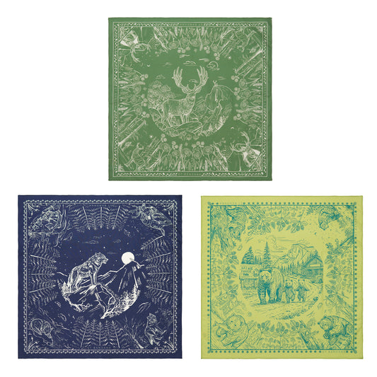 Animal Elements Print Bandanas