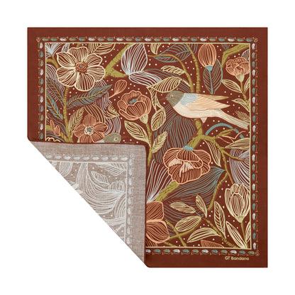 Flowers and Birds Bandana