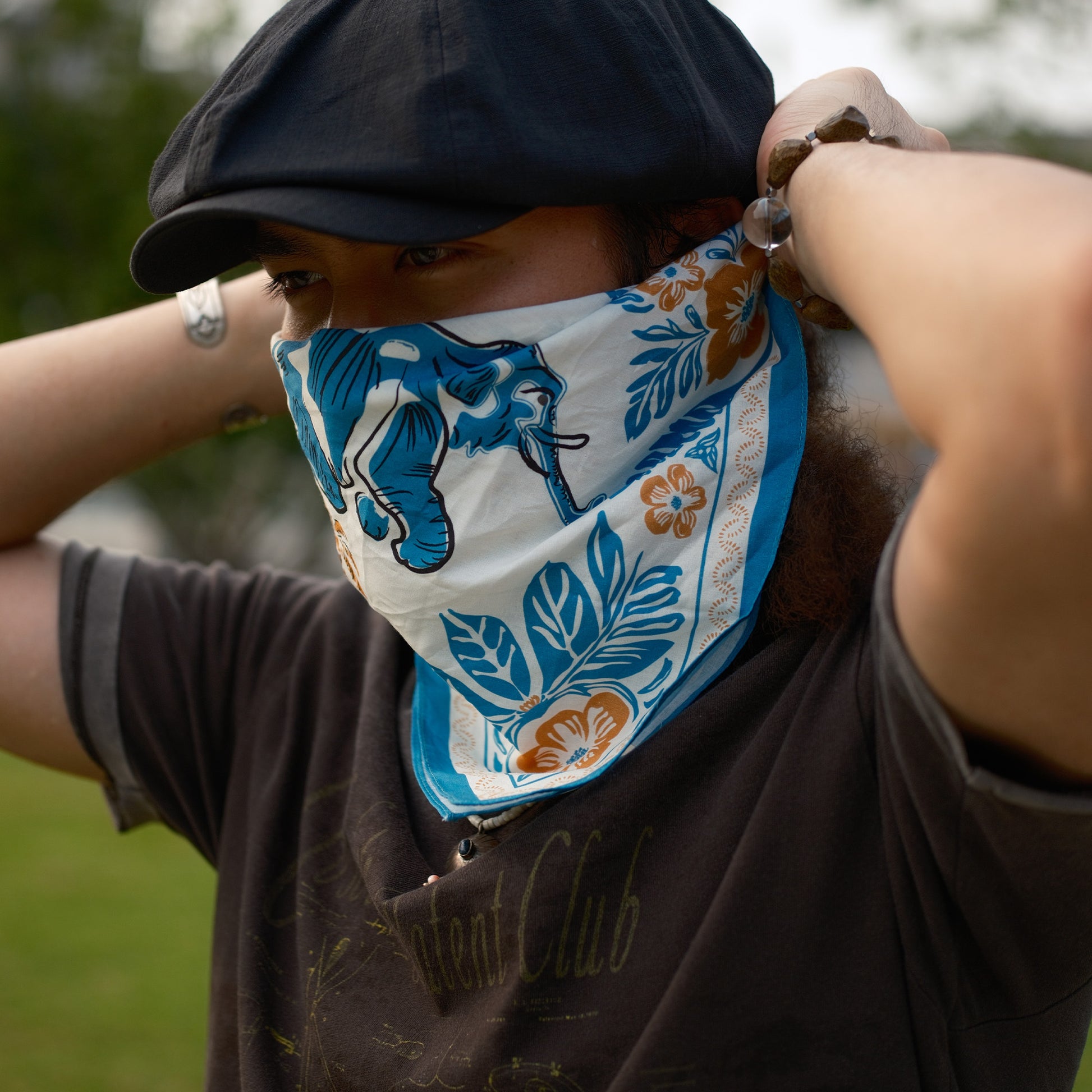 Tropical Elephants Bandana
