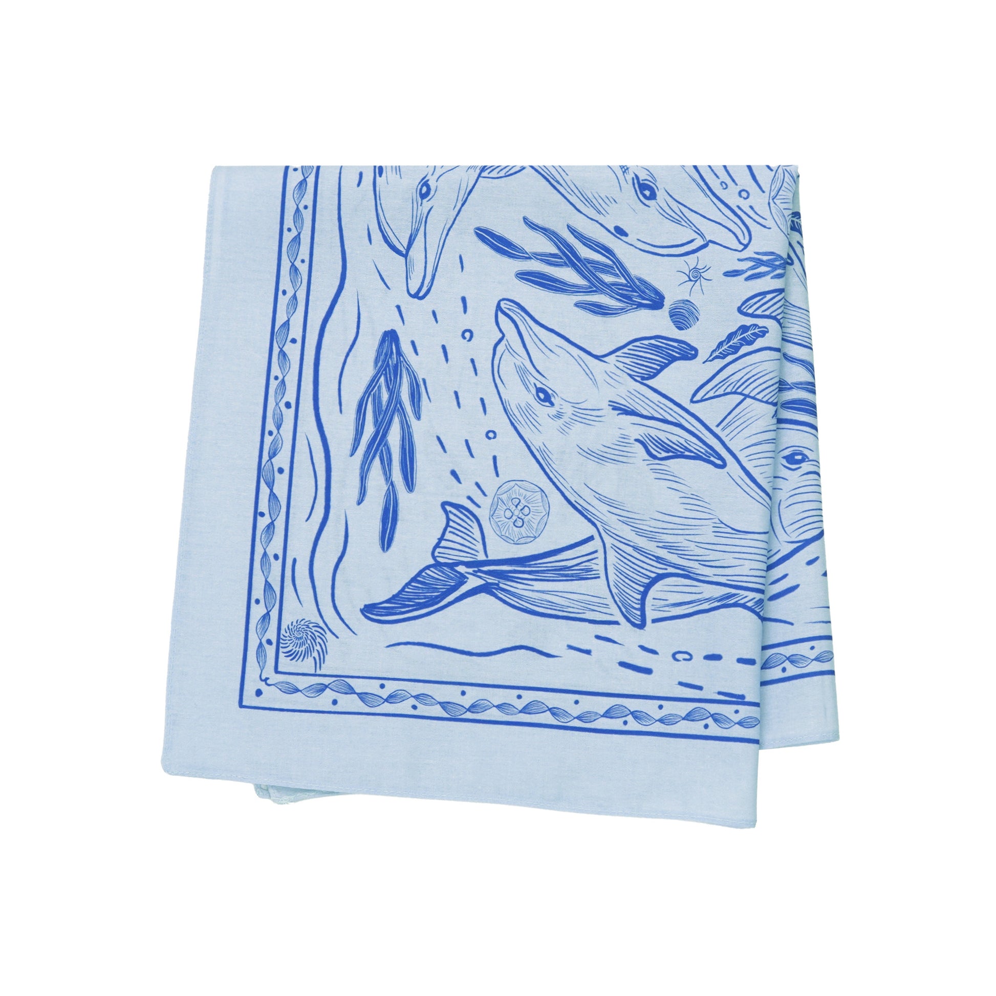 Dolphin Print Bandana