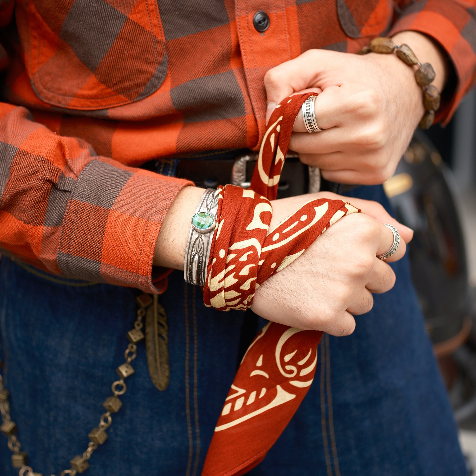 American Vintage Assorted Bandana Set (6-Pack)