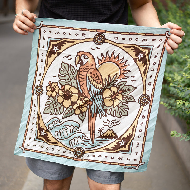 Tropical parrot Bandana