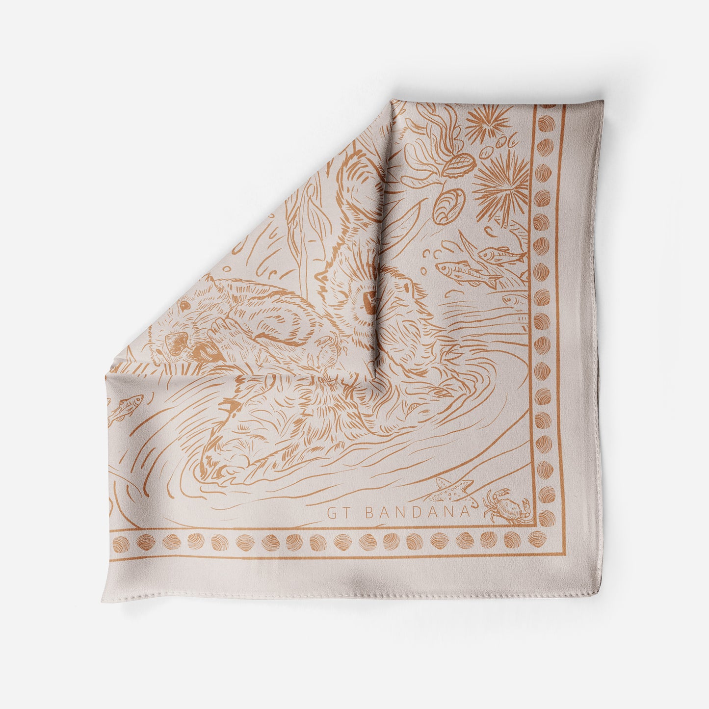 Sea Sloth Print Bandana