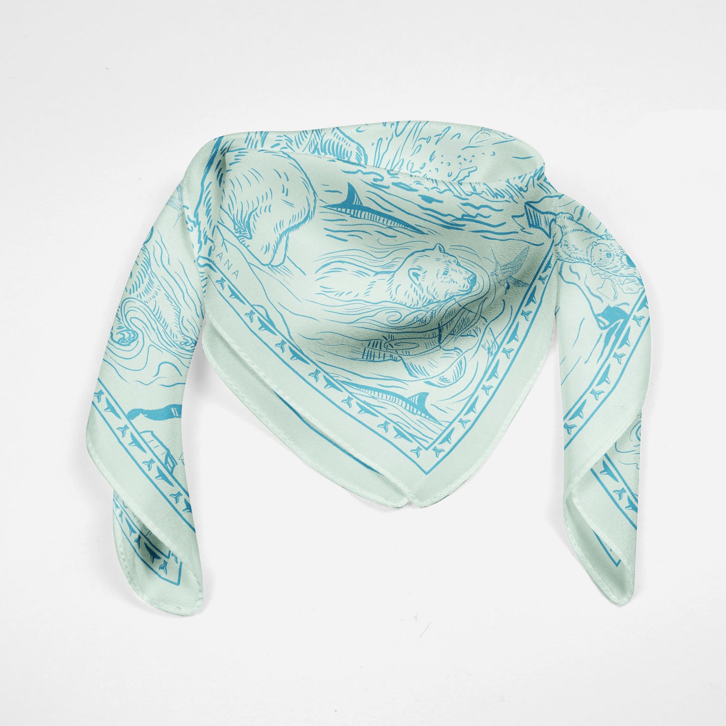 Arctic Bear Print Bandana