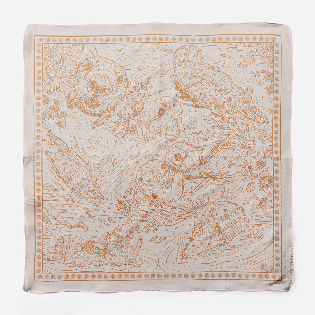 Sea Sloth Print Bandana