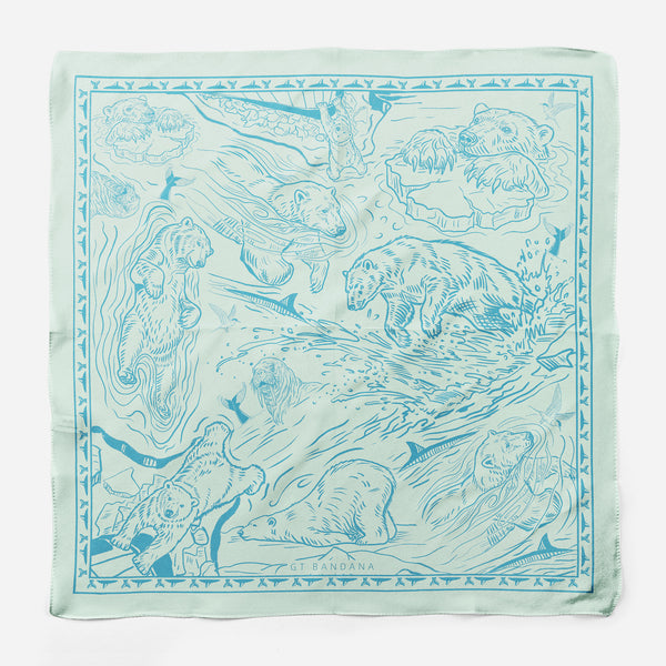 Arctic Bear Print Bandana