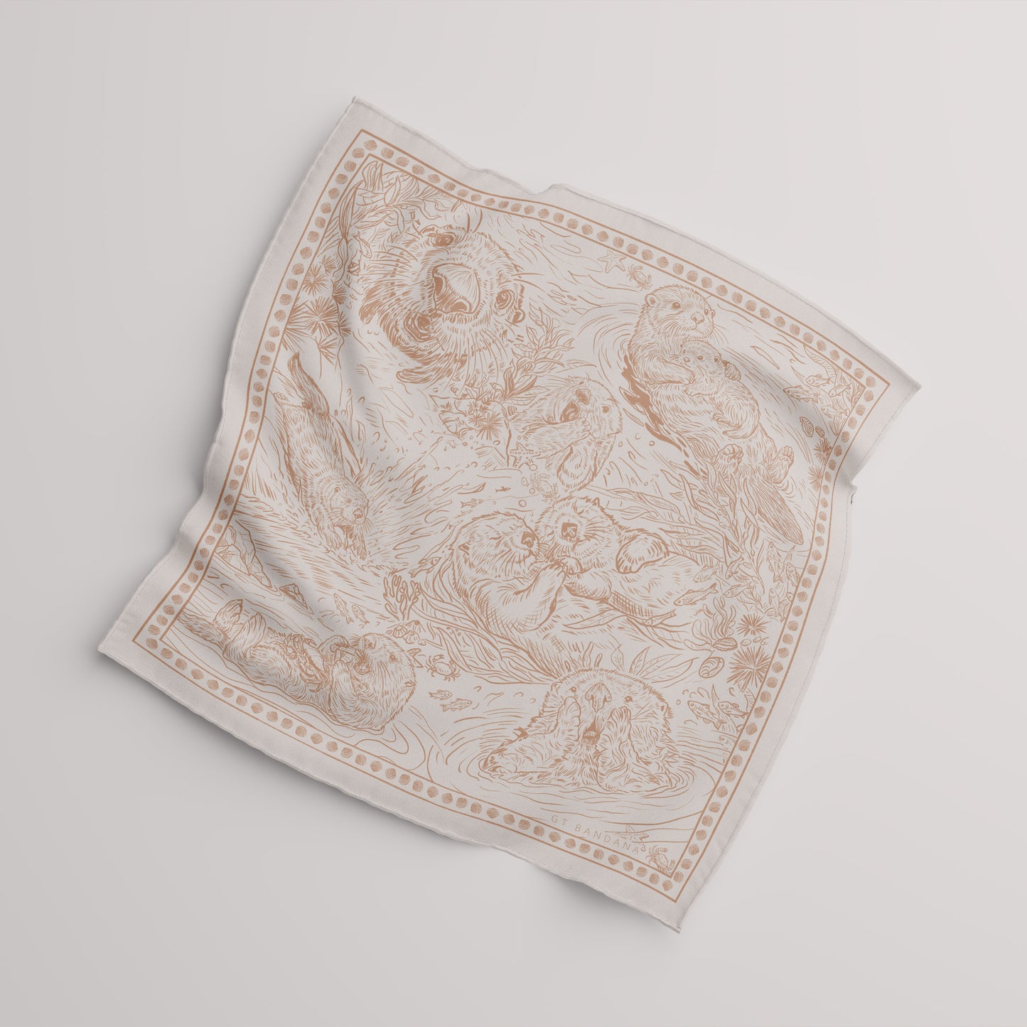 Sea Sloth Print Bandana