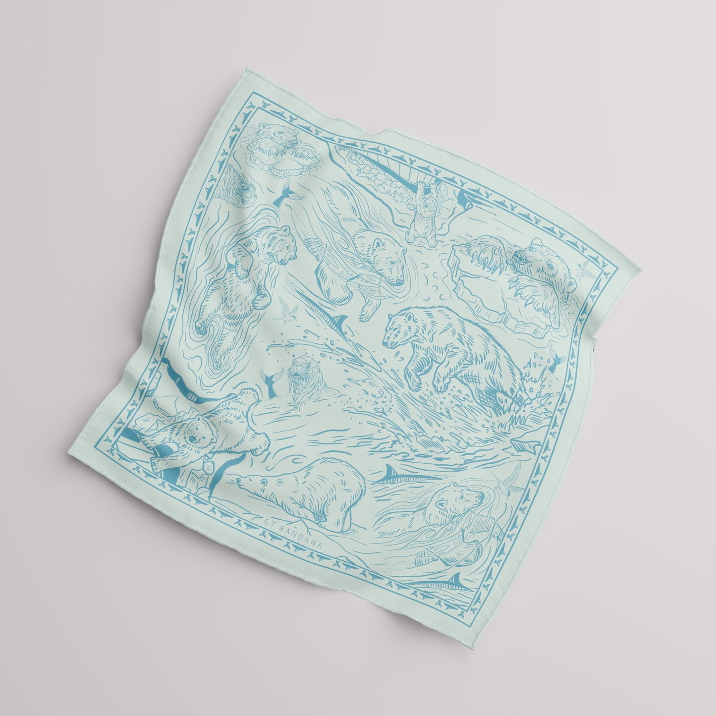 Arctic Bear Print Bandana