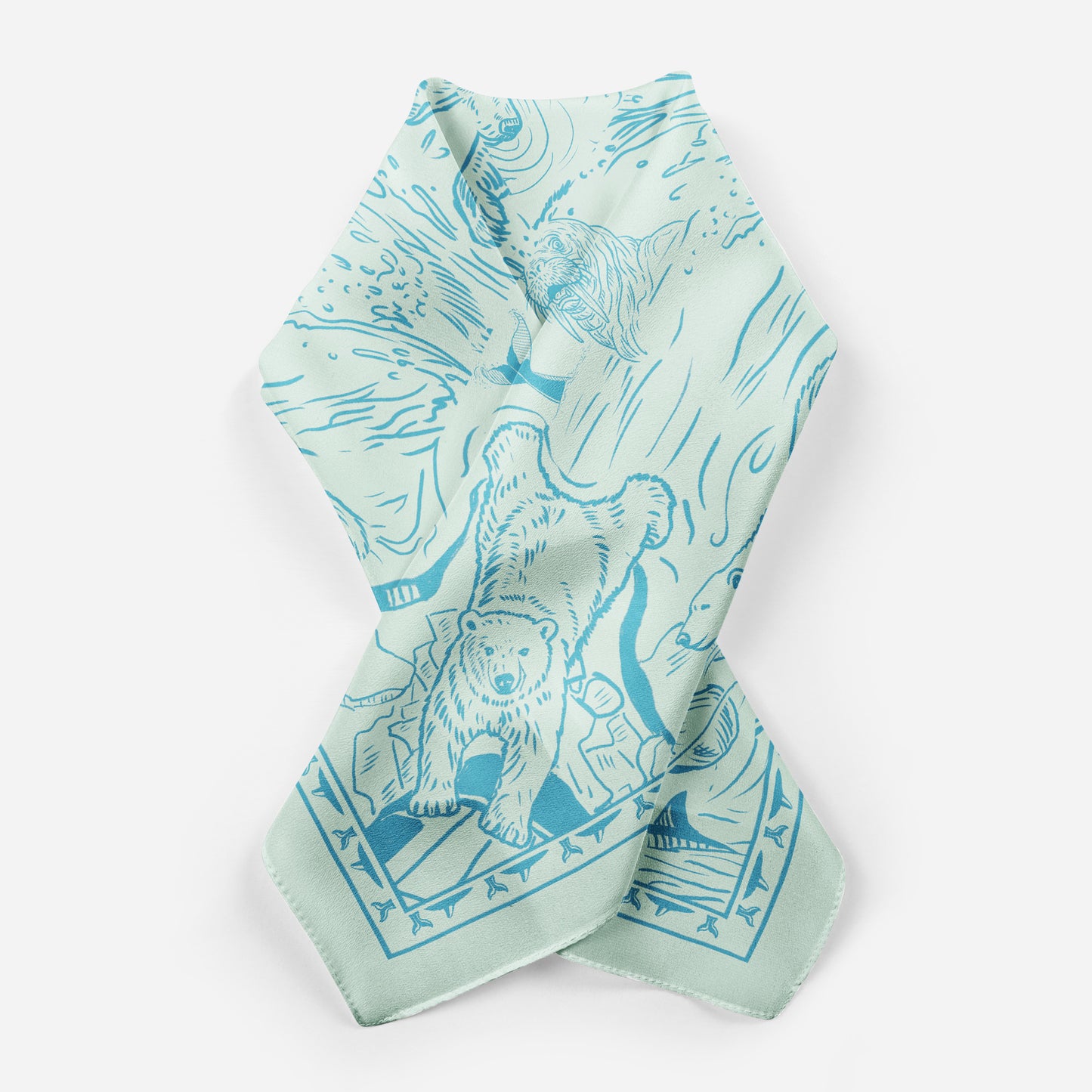 Arctic Bear Print Bandana