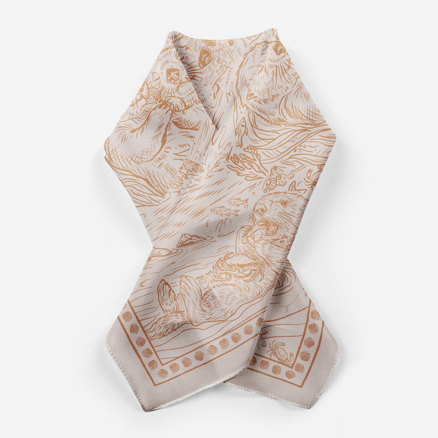 Sea Sloth Print Bandana