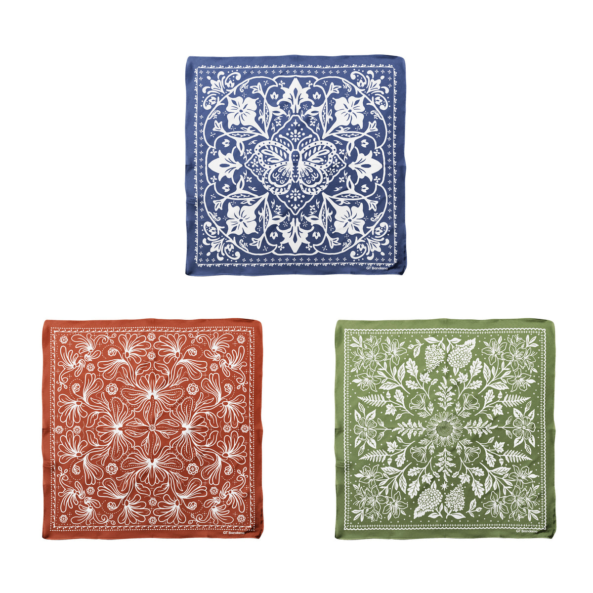 Butterfly Elements Print Bandanas