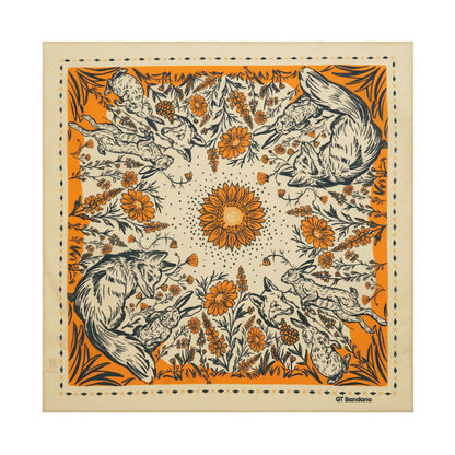 Fox and Rabbit Bandana