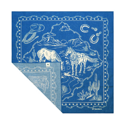 Two Horses in the Wilderness Bandana