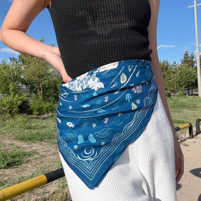 Marine Cat Bandana