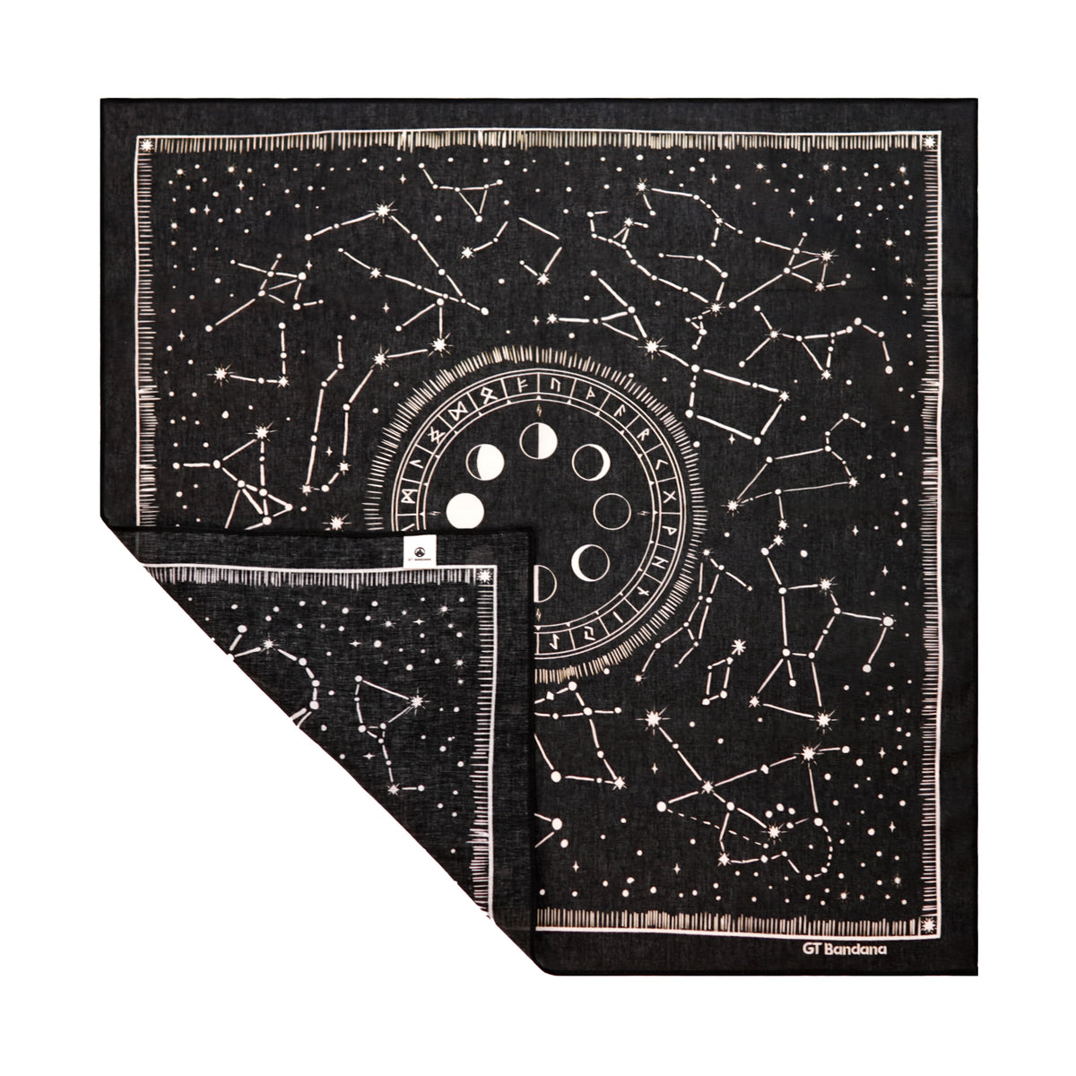 Astrological Moon Wheel Bandana