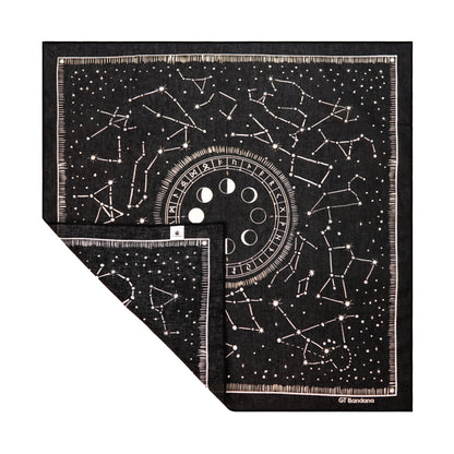 Astrological Moon Wheel Bandana