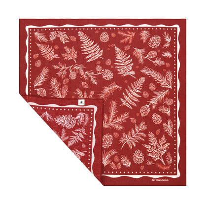 Red Pine Cones Bandana