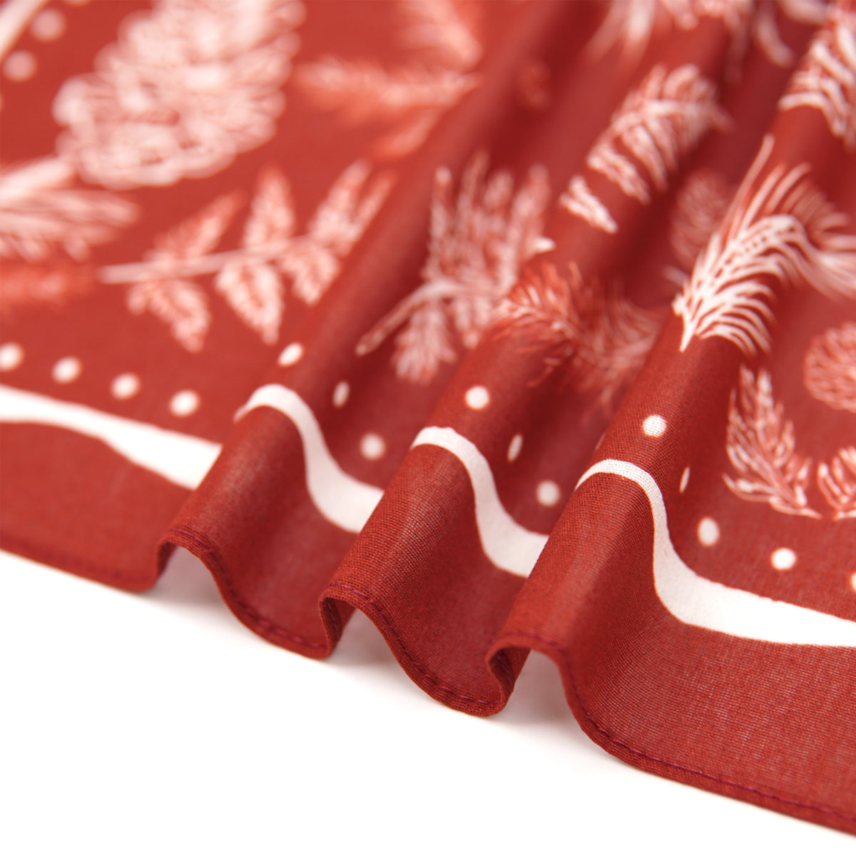 Red Pine Cones Bandana