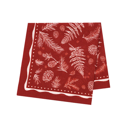 Red Pine Cones Bandana