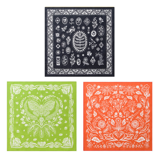 Floral Assorted Bandana Set (6-Pack)