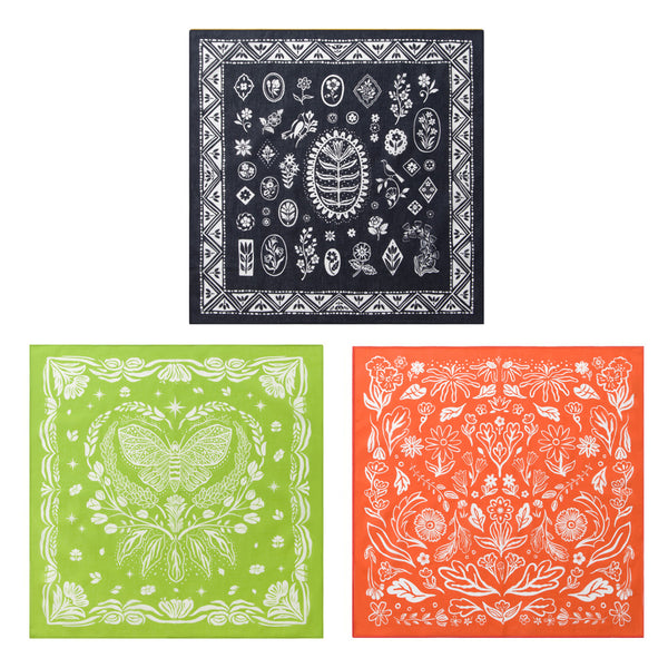 Floral Assorted Bandana Set (6-Pack)