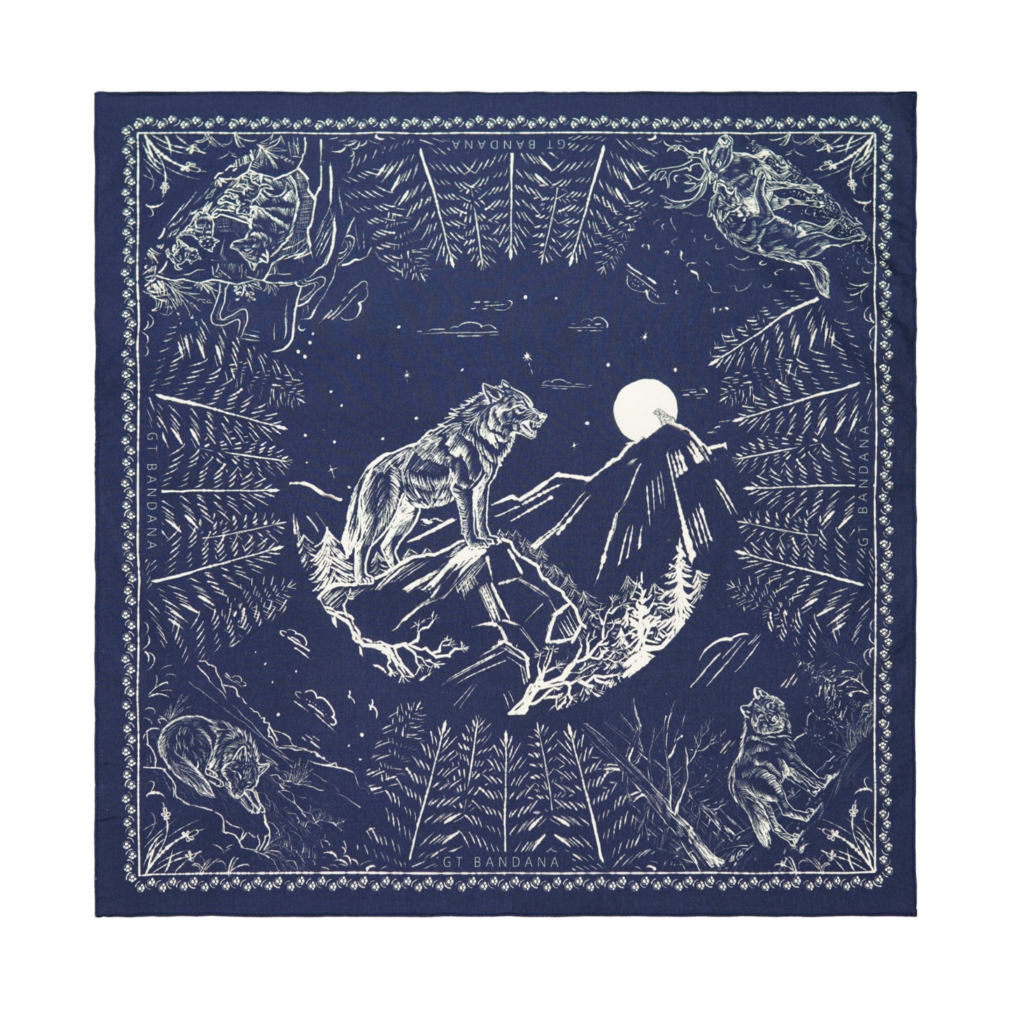 Animal Elements Print Bandanas
