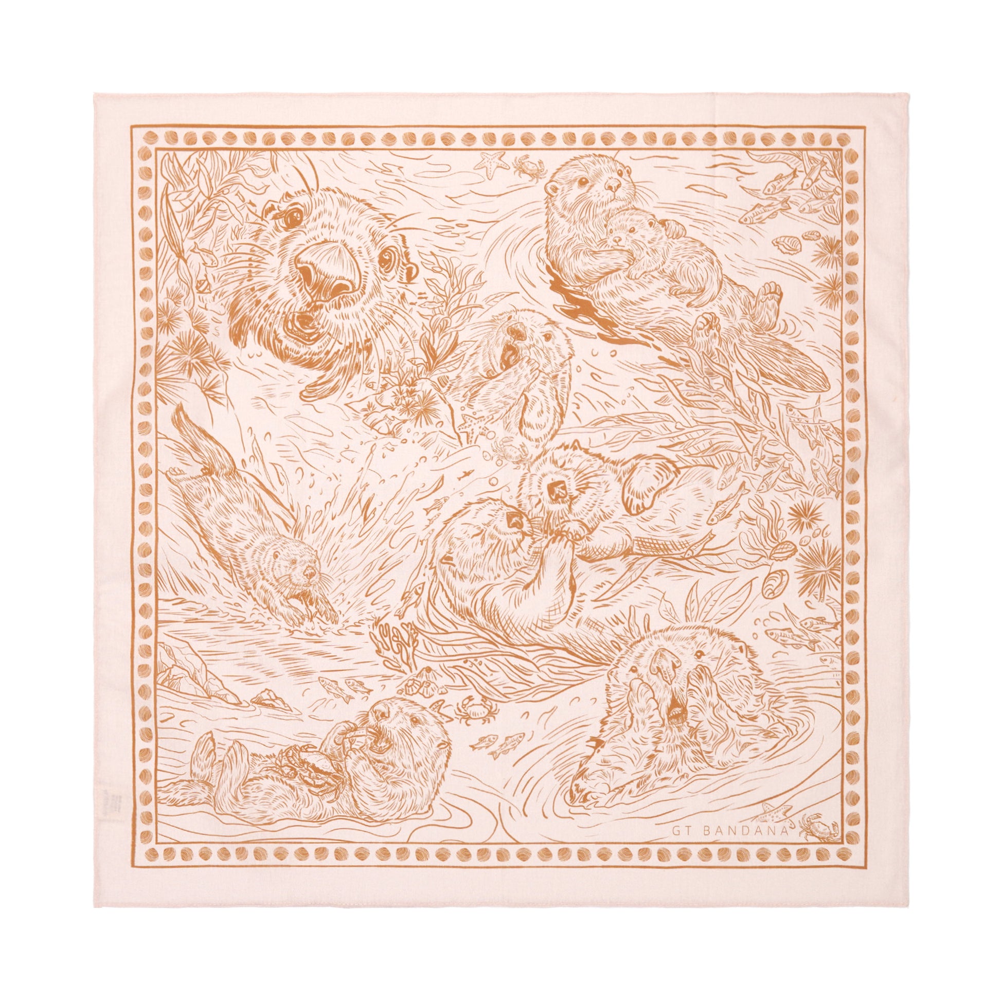 Sea Sloth Print Bandana