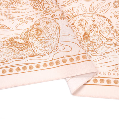 Sea Sloth Print Bandana