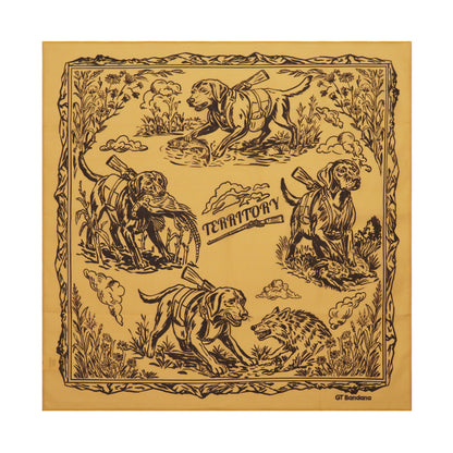 Apricot-Brown Hound Bandana