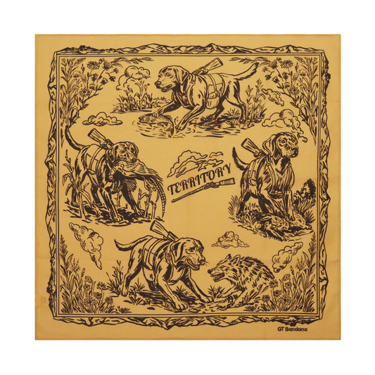 Apricot-Brown Hound Bandana