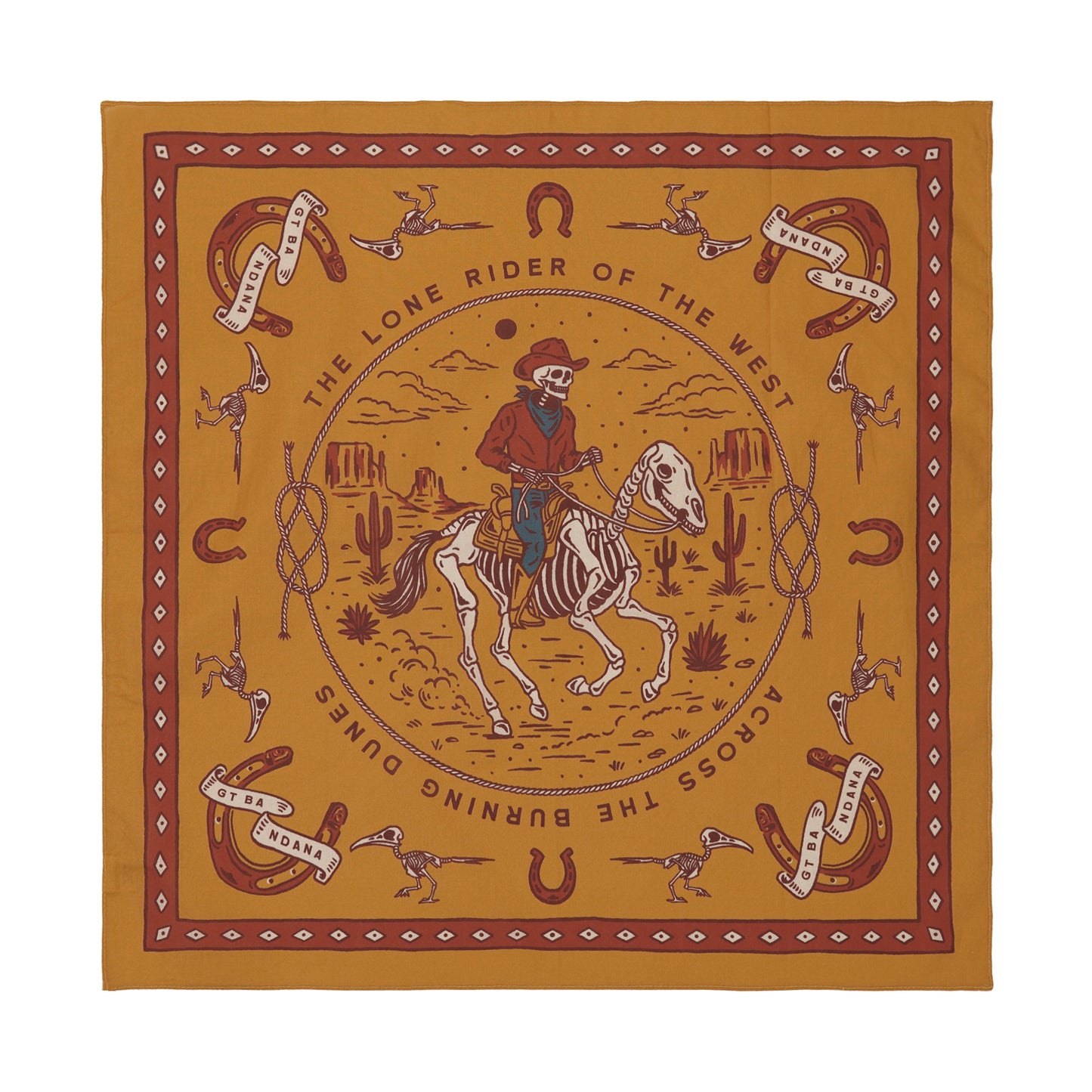 Lone Rider of the West Bandana