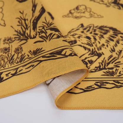 Apricot-Brown Hound Bandana
