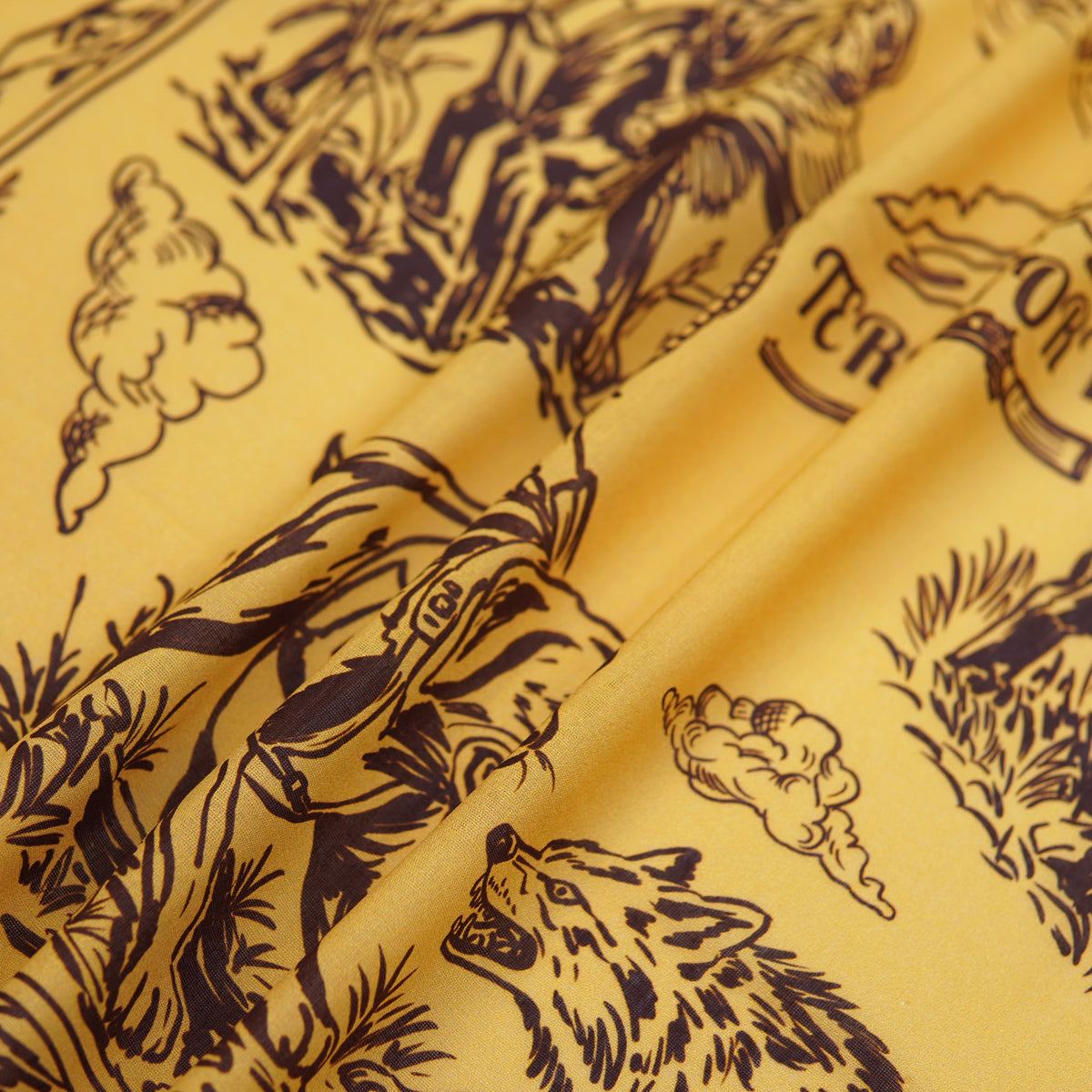 Apricot-Brown Hound Bandana