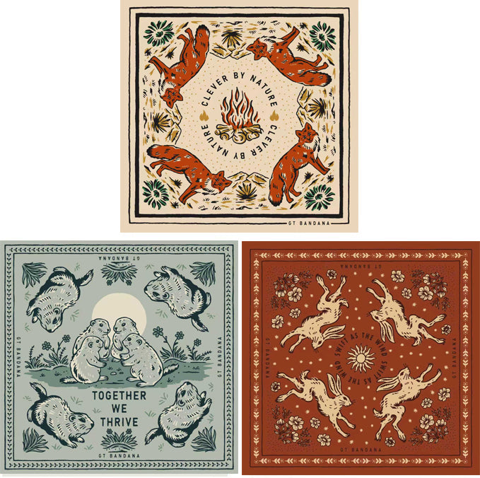 Forest Assorted Bandana Set (3-Pack)