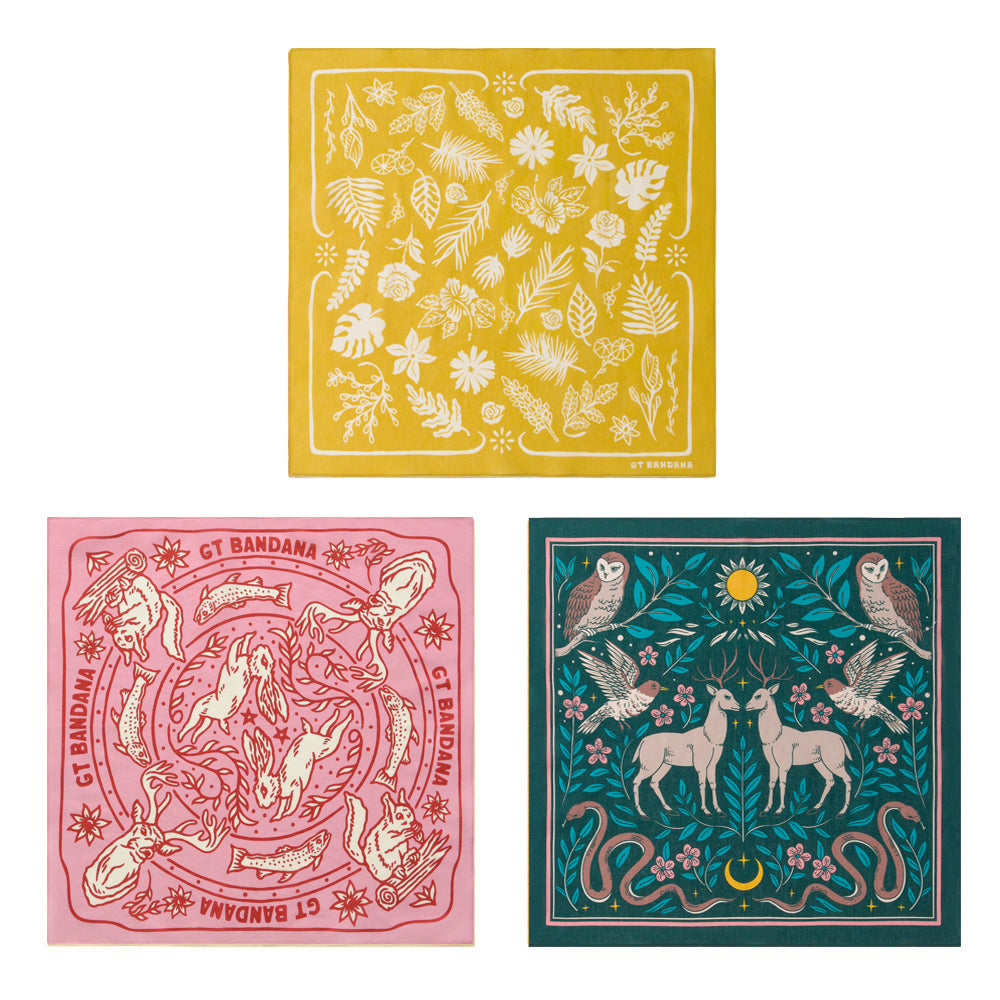 Wilderness Assorted Bandana Set (3-Pack)